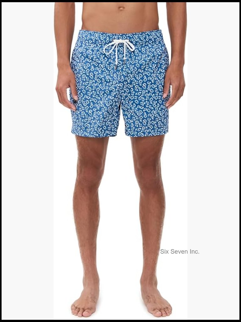 Men's Charles 5" Swim Trunk With Quick-Dry Polyester